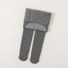 Leggings infantis grossas, roupa externa branca, forro de lã, peça única, veludo, outono e inverno, estilo coreano, calças compridas quentes para meninas