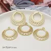 Accesorios para Joyería de Oreja DIY, Materiales para Pendientes Personalizados y de Moda con Formas Barrocas Abstractas Redondas y de Corazón, Colgantes para Pendientes