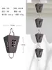 Cadena de Lluvia Morada, Cadena de Goteo para Aleros, Cadena de Drenaje, Cadena Guía de Agua para Patio, Canaleta de Agua para Tejado, Campana de Lluvia Estilo Chino, Cadena de Agua de Lluvia