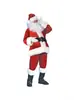 Traje de Papai Noel Europeu e Americano Transfronteiriço Tamanho Plus Plus Gordo Veludo Dourado Traje de Papai Noel Traje para Performance de Natal