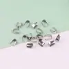 Fecho de metal tipo bojo simples, fecho de pingente, fecho para joias, fecho para colar DIY, acessórios para joias, atacado