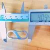 Mosquetón de Aleación de Zinc en Forma de S de Stock Gancho Multifuncional para Mochila de Exterior Gancho Negro de Figura Ocho