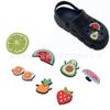 Fruta Verdura zapatos flor accesorios joyería diy novedad zapatos con agujeros zapatos flor charm croc de PVC zapatos flor zapatos