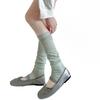 25 Juego de Medias de Pie Nuevas de Primavera y Verano Color Macarrón Coreano Color Sólido Calcetines con Volantes de Oreja de Madera Calcetines Versátiles