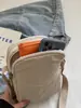 Bolso Cruzado Casual de Color Sólido Nuevo Bolso de Hombro de Moda para Mujer Bolso de Tela Versátil Repelente al Agua Ligero Bolso para Teléfono de Compras