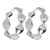 Pendientes de Plata S925 Pendientes de Plata de Ley Trenzados de Mobius Diseño de Nicho Femenino Pendientes Transfronterizos Europeos y Americanos