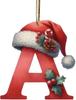 Série de Enfeites de Natal Transfronteiriços Nova Carta Decoração de Árvore de Natal Pingente de Espelho Retrovisor de Carro Avião de Acrílico