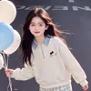 Conjunto casual de dos piezas para niñas 2026: top a cuadros con cuello combinado con pantalones casuales a cuadros, un conjunto elegante y versátil