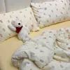 Xiangling Premium Fresco e Estilo Simples Algodão Puro Camada Dupla Gaze Quarto de Dormitório Capa de Edredom Dupla Peça Única Capa de Edredom