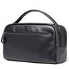 Marent Bolsa de mão de couro genuíno masculina Bolsa de mão de couro de vaca Bolsa de mão masculina de alta qualidade Sense Bolsa de mão de alta qualidade Bolsa de lavagem da moda