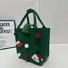 Bolsa de Feltro com Atmosfera de Natal 2026, Moderna e Simples, Material Espessado, Bolsa de Feltro de Natal no Atacado