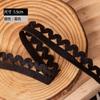Suministro de fábrica cinturón plano de onda de agua de 1.5 cm tejido de nailon elástico ropa interior ropa interior cinturón elástico patrón de onda cinturón plano