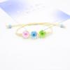Pulsera de narcisos de flor natural transfronteriza con combinación de colores Joya del Tiempo estilo coreano espécimen vegetal pulsera de flor seca regalo para amigas para mujeres