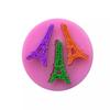 Molde de Silicona para Pastel Fondant Torre Eiffel de París Herramienta de Horneado DIY