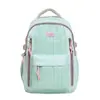 Mochila Escolar para Niñas, Estilo Universitario, Ligera, Versátil, Mochila Suave para Niñas, Estilo Coreano Ins con Rayas, Bolsa de Viaje para Estudiantes de Secundaria y Preparatoria