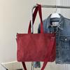 Bolso de mano de invierno 2023 para mujer, informal, combinable, de gran capacidad, estilo retro, sencillo, para debajo del brazo