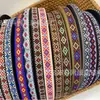 1.0--1.3cm Estilo Étnico Multiestilo Jacquard Retro Bordado Cinta Tejida Ropa de Performance Étnica Accesorios de Ropa