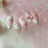 Adesivos para Nail Art Padrão Formiga Yitu Adesivos de Gelatina Laço Adesivos para Nail Art Atacado Adesivos Chamativos Modernos Acessórios Yt7211