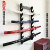 Soporte para espada soporte de pared para espada soporte para armas blancas soporte para cuchillos sin perforación soporte de pared para flauta soporte para caña de pescar soporte para herramientas de pesca