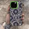 Padrão Azul Retrô Adequado para Apple 17Air Novo Modelo Iphone16Promax Transfronteiriço 15Pro Elegante 14 Moderno