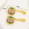 Banho de Ouro Real 18K Corrente de Extensão Estilo Chinês Ouro Antigo Gotejamento de Óleo Corrente de Conexão para Pulseira Colar Acessórios DIY Acessórios