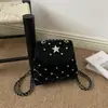 Bolsa de Ombro Acolchoada Estilo Chanel com Textura de Luxo para Mulheres, Nova Versão Coreana 2026, Design de Nicho, Bolsa de Ombro Único/Duplo