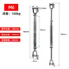Aço Inoxidável 304 Cesta de Flores Fechada Parafuso de Cesta de Flores Fechada Corpo Fechado Esticador de Fio de Aço Esticador de Corrente m Metabo
