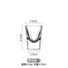 Copa de vino china pequeña para el hogar, copa de vino blanco, bote para vino, copa de vino para tostadas, tamaño pequeño, una taza, separador de vino, copa de licores