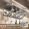 Suporte para Escova de Dentes, Copo para Enxaguante Bucal sem Furos, Copo para Escova de Dentes de Parede, Suporte de Luxo para Escova de Dentes Elétrica de Parede