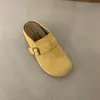 Zapatos de Plataforma con Altura Interior de 7CM Zapatos tipo Burken Ropa de Verano para Mujer Cuero Retro Feo Lindo Mocasines sin Cordones Medias Zapatillas