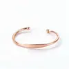 Nuevo Pulsera de Acero Inoxidable con Forma de C Transfronteriza Europea y Americana, Personalizable con Grabado Láser, Pulsera Abierta de Acero Inoxidable, Pulsera Metálica