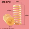 Mola de Molde Mola Retangular Mola Amarela Mola de Compressão Retangular Mola de Fio Plano Mola em Espiral para Molde D6-50-60-70