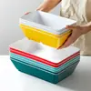 Vajilla de Melamina, Plato Rectangular Tipo Porcelana para Comida Cocinada, Brochetas, Platos Fríos, Uso Comercial, Plato de Exhibición para Platos Estofados y Productos de Pato