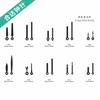 Fabricante de Manecillas de Reloj Agujas Metálicas Simple Movimiento de Cuarzo para Reloj de Pared Agujas Silenciosas Reloj de Cuarzo