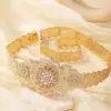Bata Dorada de Estilo Marroquí para Mujer Transfronteriza de Oriente Medio con Cinturón Decorativo Cadena para la Cintura Joyería para Ropa de Festival