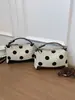 Bolso Nuevo de Moda Primavera 2026 de Lunares con Colores Contrastantes, Bolso Cruzado de Moda y con Estilo, Bolso de Mano Exquisito, Bolso Tote Relajado