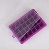 Spot 24 grade silicone bandeja de gelo molde com tampa caixa de gelo whisky hóquei hóquei molde doméstico quadrado ferramenta de fabricação de gelo