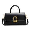 Bolsa Pequena Quadrada de Mão Transversal de Ombro Único Casual de Verão Nova Moda 2025 Simples e Moderna Cor Sólida para Mulheres