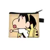 Nuevo Monedero de Dibujos Animados Crayon Shin-Chan para Estudiantes Hombres y Mujeres Bolsa de Almacenamiento de Poliéster Bolsa de Almacenamiento Personalizada de Moda Venta al por Mayor Caliente