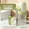 Taza de Lavado Portátil para Viaje Taza de Almacenamiento para Viaje de Negocios Taza Impermeable a Prueba de Humedad para Dormitorio de Estudiante Taza con Asa para el Hogar Taza para Cepillo de Dientes