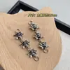 Cadena trenzada que conserva el color Colgante hecho a mano Cuentas espaciadoras Pulsera de cristal Accesorios DIY Estilo indio Chiang Mai
