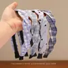 2025 nueva diadema para el cabello de niños, diadema de conejo de tela vaquera linda para niñas, pinza para el cabello de alta elasticidad, accesorio para la cabeza