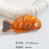 Peixe tropical fofo de cerâmica criatura marinha peixe pequeno colar pulseira de contas DIY feito à mão acessório pingente