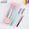 Herramientas de belleza Yi Zhilian, venta al por mayor, cuchillo para dar forma a las cejas, clip para cejas, 3 piezas, cuchilla raspadora para cejas, fabricante de pinzas pequeñas