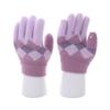 Guantes cálidos de invierno con contraste de rombos de diamante para hombres y mujeres, estudiantes, pareja, moda coreana, tejidos de cachemira, pantalla táctil