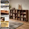 Estantería de Madera Maciza de Pie Apoyada en la Pared Estantería para Libros Infantiles Gabinete de Almacenamiento y Exhibición para Sala de Estar Gabinete Combinado de Cuadrícula para Jardín de Infancia Gabinete Bajo