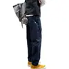 Pantalones casuales holgados cónicos funcionales de tres capas tipo softshell estilo americano con etiqueta blanca para hombres y mujeres, pantalones largos para hombres