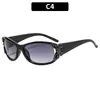 Moda Europea y Americana Estilo Nuevo Gafas de Sol de Mariposa, Estilo Urbano de Moda, Gafas de Sol Anti-UV, Armazón Grande, Look Sin Maquillaje