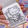 Cajas de Sorpresa Creativas y Lindas, Pegatinas Divertidas de Paisajes para Aliviar el Estrés, Pegatinas Decorativas, Pegatinas para Vestir, Libros de Juegos Interactivos
