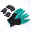 Luvas de jardinagem plantar vegetais plantar flores cavar resistente ao desgaste antiderrapante exterior revestido plantio de jardim proteção de capina atacado de fábrica
